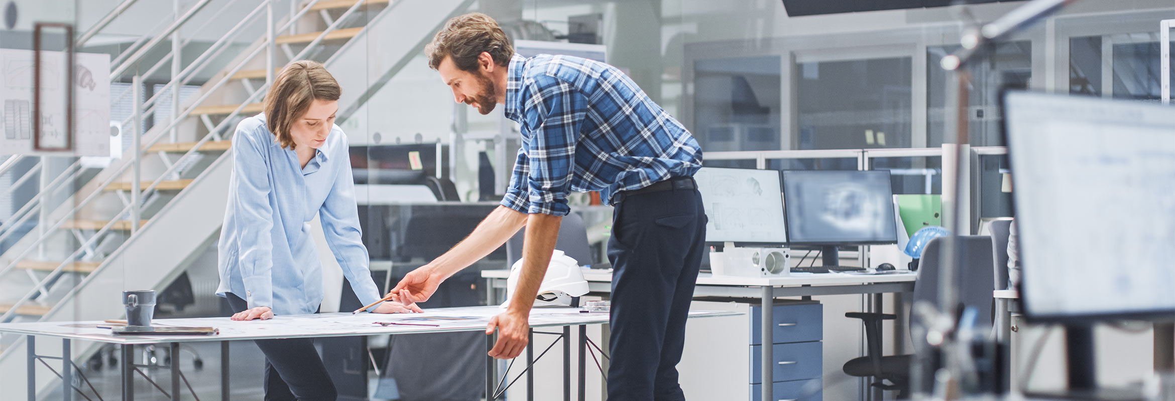 In the Industrial Engineering Facility: Female Architect Prints